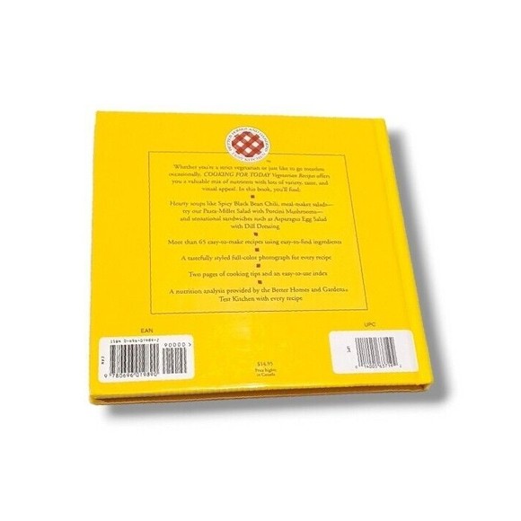 1993 Vegetarian Recipes Better Homes And Gardens Cooking For Today Hardcover VTG - Picture 2 of 10